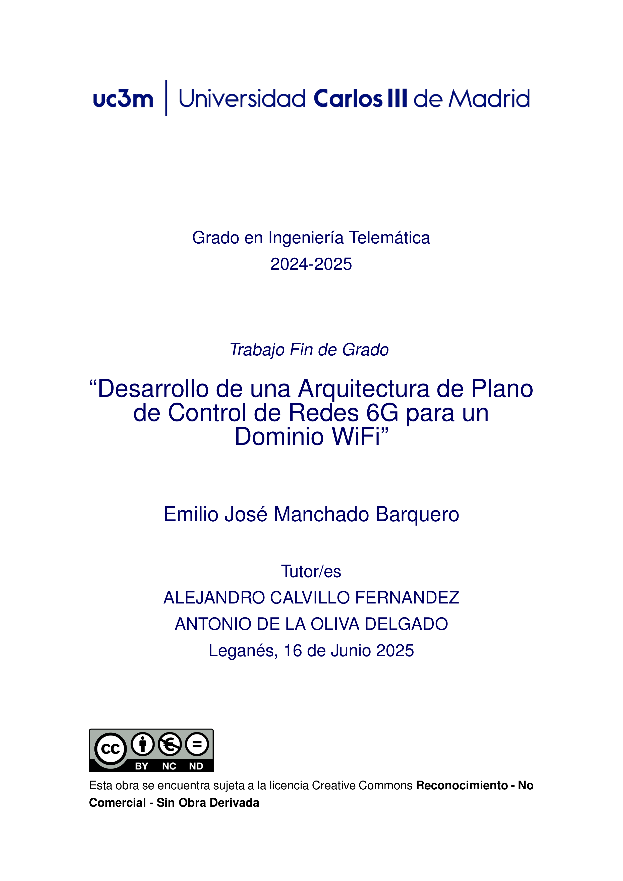 Development of a Control Plane Architecture for 6G Networks in a WiFi Domain